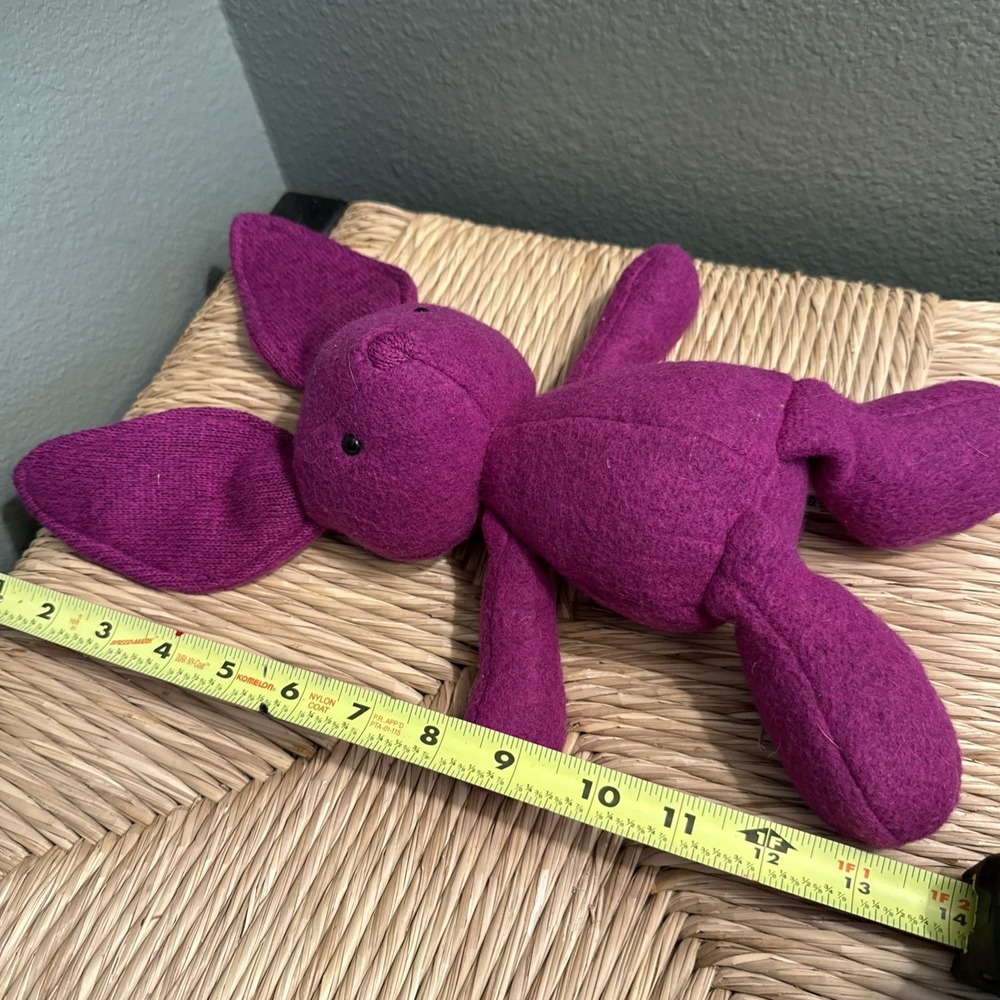 Jellycat Purple Vivi Bunny Plush - Rare & Retired Collection with Jellycat bag - Picture 4 of 13